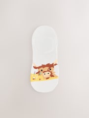 Hamish the Highland Cow Summer Invisible Socks 4 Pack - Image 4 of 7