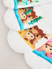 Hamish the Highland Cow Summer Invisible Socks 4 Pack - Image 6 of 7