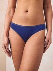 Navy Bikini Lace Knickers 4 Pack - Image 2 of 7