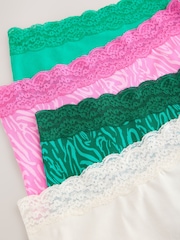 Estampado de cebra - Pack de 4 braguitas de encaje - Imagen 6 de 7