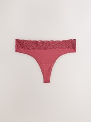 Pois imprimés - Culotte en coton et dentelle 7 Pack - Image 4 of 10
