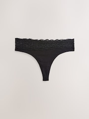 Pois imprimés - Culotte en coton et dentelle 7 Pack - Image 7 of 10