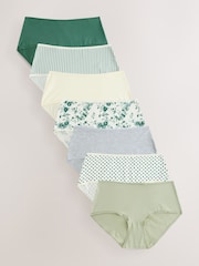 Floral Print Midi Rich Knickers 7 Pack - Image 1 of 9