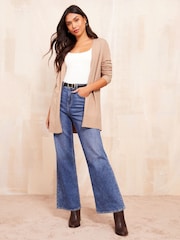 Friends Like These Cream Edge To Edge Cardigan - Image 3 of 4