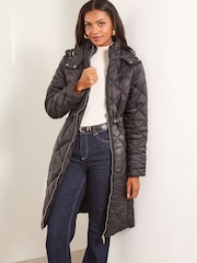 Negro - Abrigo acolchado e impermeable de Lipsy - Imagen 1 de 4