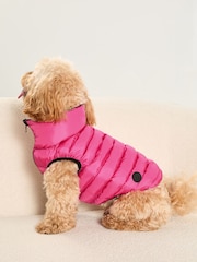 Lipsy Pink Reversible Dog Padded Jacket - Image 2 of 4