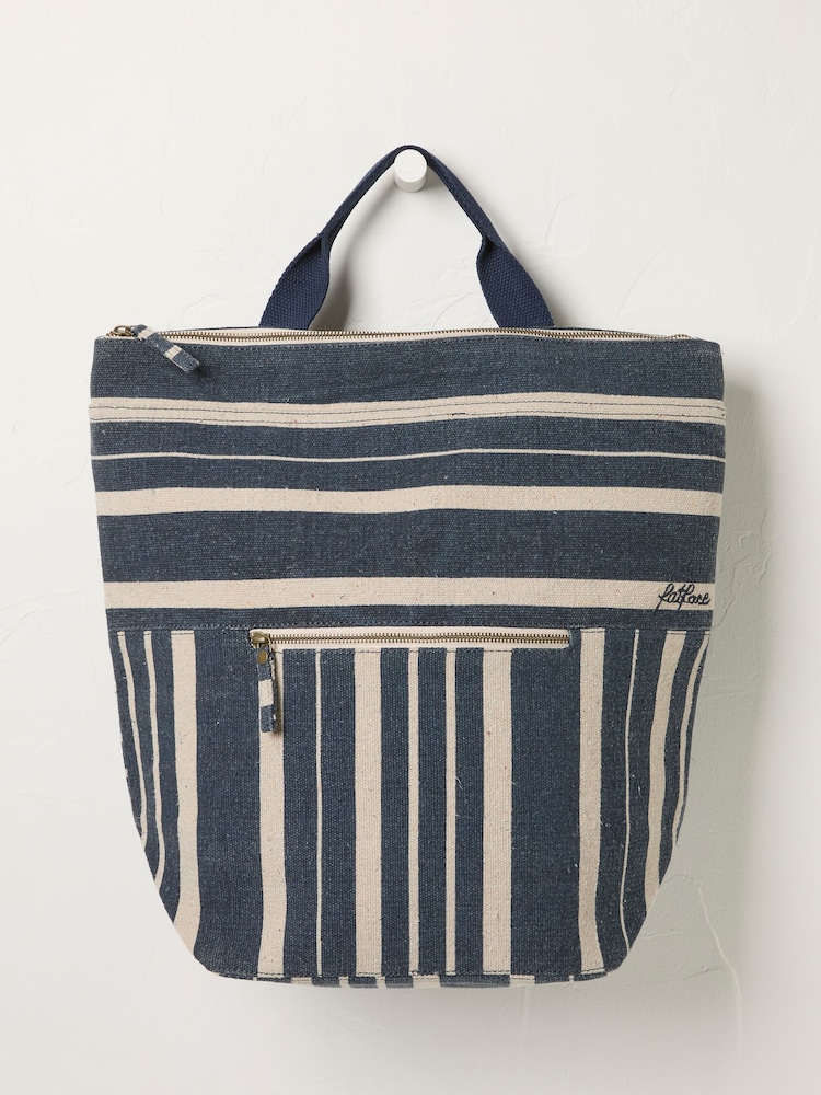 FatFace Striped Woven Rucksack - Imagen 1 de 2