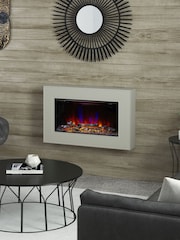 Be Modern Stone Albali Wall Mounted Electric Fire - Image 1 of 7
