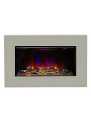 Be Modern Stone Albali Wall Mounted Electric Fire - Image 3 of 7
