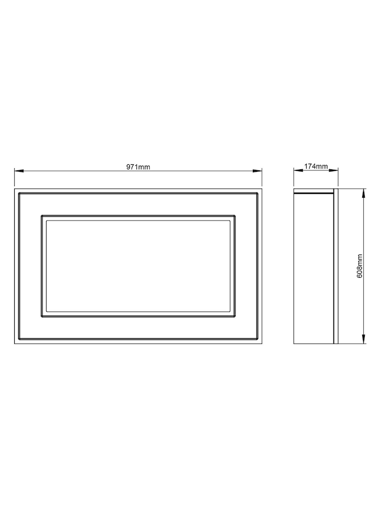 Be Modern Stone Albali Wall Mounted Electric Fire - Image 7 of 7