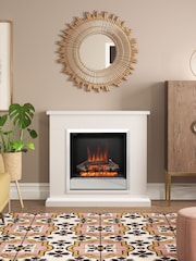 Be Modern Pearlescent Cashmere Elsham Complete Electric Fireplace - Image 1 of 4