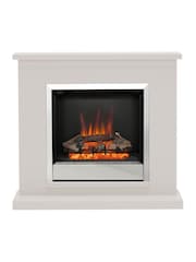 Be Modern Pearlescent Cashmere Elsham Complete Electric Fireplace - Image 3 of 4