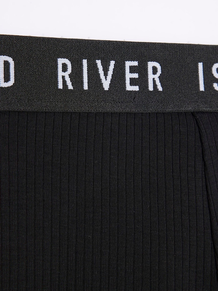 River Island Purple Girls Waistband Leggings 2 Pack - Image 4 of 4 River Island Purple Girls Waistband Leggings 2 Pack - Image 4 of 4