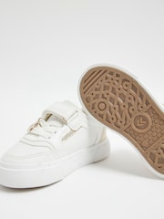 River Island White Girls Heart Studded Trainers - Image 5 of 5