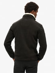 Superdry Black Estate Half Zip Fleece - Image 2 of 5