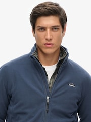 Superdry Blue Polar Fleece Full Zip Jacket - Image 4 of 4