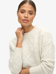 Superdry Chunky Cable Knit Jumper - Image 4 of 4