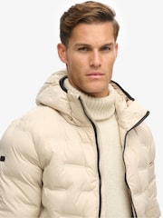 Superdry Nude Short Quilted Puffer Jacket - Image 5 of 5