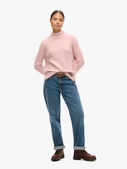 Superdry Essential Rippstrickpullover mit Rollkragen - Bild 3 von 4