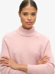 Superdry Essential Rippstrickpullover mit Rollkragen - Bild 4 von 4