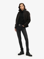 Superdry Black Active Full Zip Fleece - Image 3 of 4