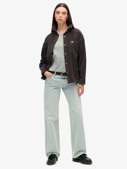 Superdry Grey Workwear Embroider Pocket 100% Cotton T-Shirt - Image 3 of 3