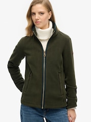 Superdry Green Estate Full Zip Fleece - Image 2 of 4
