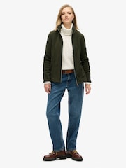 Superdry Green Estate Full Zip Fleece - Image 3 of 4