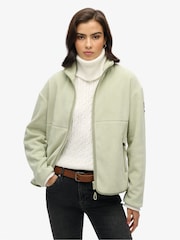 Superdry Green Active Full Zip Fleece - Image 1 of 4