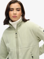 Superdry Green Active Full Zip Fleece - Image 4 of 4
