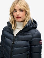 Superdry Blue Hooded Fuji Padded Jacket - Image 4 of 4