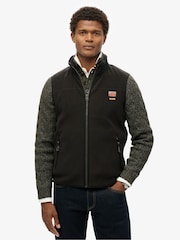 Superdry Black Active Fleece Gilet - Image 2 of 4