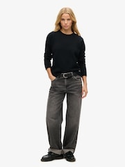 Superdry Blue Essential Crew Neck Jumper - Image 2 of 3