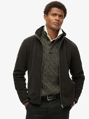 Superdry Black Active Full Zip Fleece - Image 1 of 4