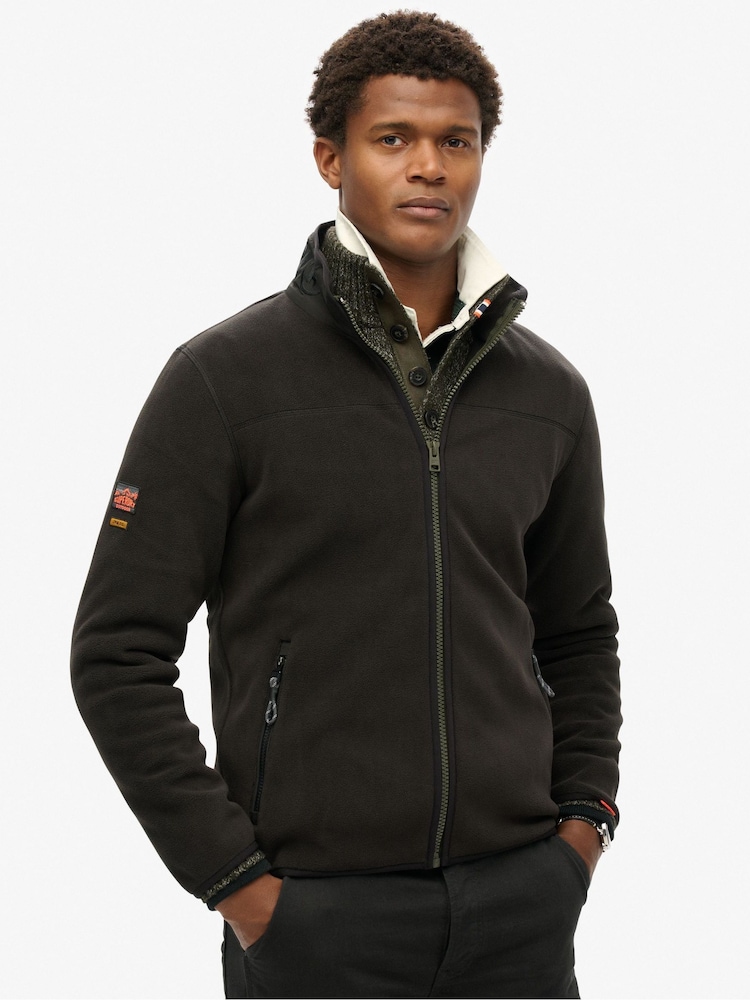 Superdry Black Active Full Zip Fleece - Image 2 of 4
