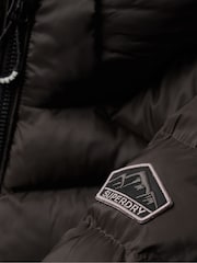 Superdry Brown Hooded Fuji Padded Jacket - Image 8 of 8
