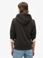 Superdry Brown Essential Logo Zip Hoodie - Image 2 of 6
