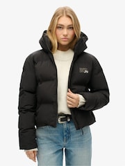 Superdry Hooded Boxy com Puffer Jacket - Imagem 1 de 4