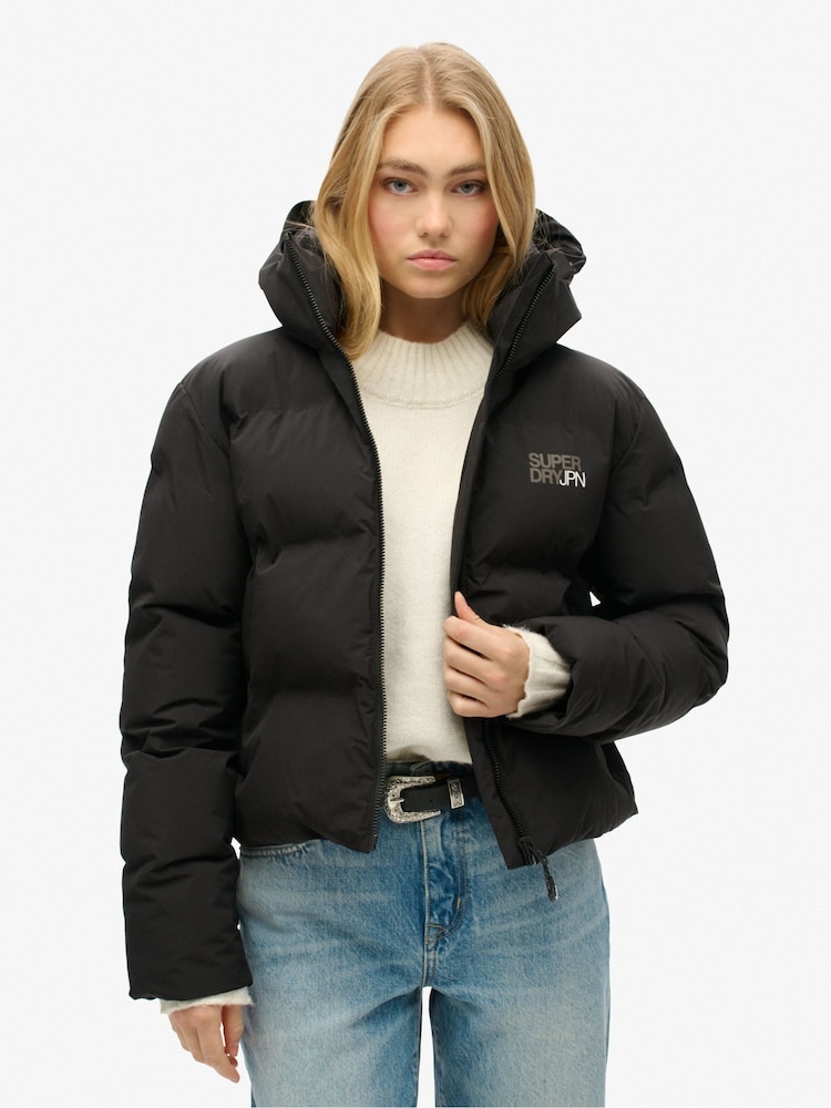 Superdry Hooded Boxy com Puffer Jacket - Imagem 1 de 4
