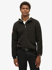 Superdry Black Active Half Zip Fleece - Image 1 of 3