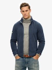 Superdry Blue Active Full Zip Fleece - Image 1 of 4