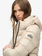 Superdry Nude Hooded Fuji Padded Jacket - Image 4 of 4