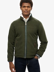 Superdry Green Estate Full Zip Fleece - Image 2 of 4