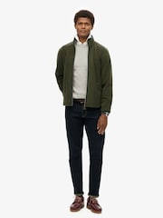 Superdry Green Estate Full Zip Fleece - Image 3 of 4