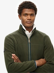 Superdry Green Estate Full Zip Fleece - Image 4 of 4