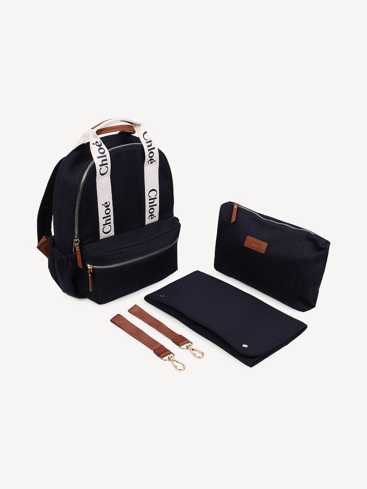chloe mini backpack blue Suede Calfskin Faye Cloudy 1807231  FASHIONPHILE Tonal stitching Buy Chlo Baby Blue Logo