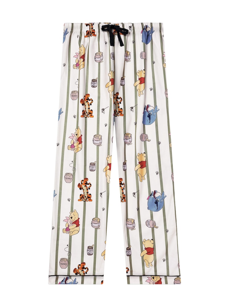 Character Green Disney Ladies Winnie The Pooh Button Up Pyjamas - Image 11 of 11 Character Green Disney Ladies Winnie The Pooh Button Up Pyjamas - Image 11 of 11