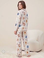 Character Green Disney Ladies Winnie The Pooh Button Up Pyjamas - Image 3 of 11