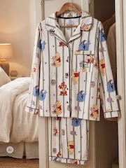 Character Green Disney Ladies Winnie The Pooh Button Up Pyjamas - Image 6 of 11