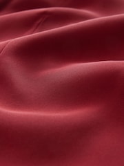 Red Relaxed Ruched Sleeve Blazer - Image 3 of 3
